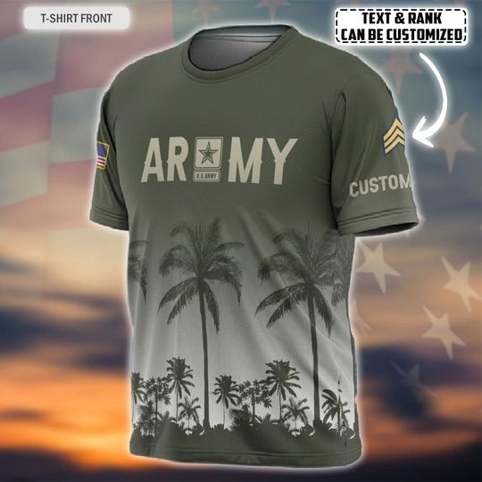 Discover Customized U.S Veteran Tropical Summer
