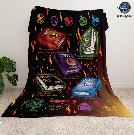 Discover The Hunger Games Fleece Blanket, The Hunger Games Merch, Ballad Of Songbirds