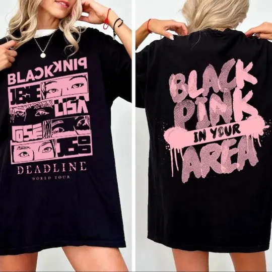 Discover K-pop Global Tour T-shirt – Pink Vibes Concert 2025 Tee BESTSELLER