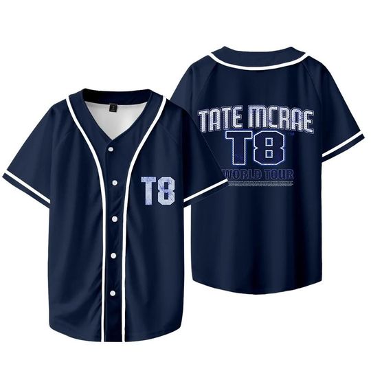 Discover Custom Color Tate McRae T8 Merch Baseball Jersey