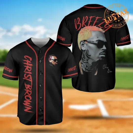 Discover Chris Brown Style Breezy Baseball Jersey – New Album Inspired Shirt