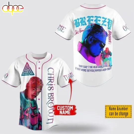 Discover Custom Name amp Number Chris Brown Brezzy Baseball Jersey Shirt