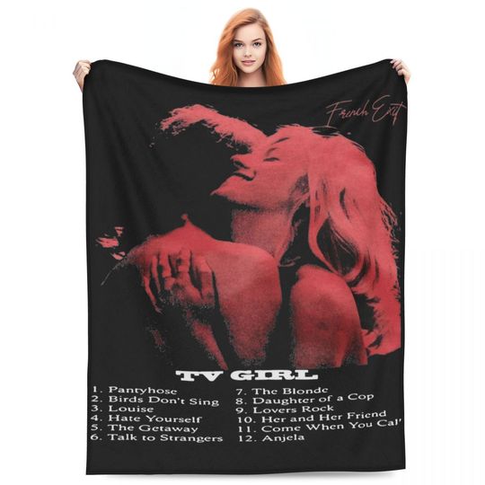 Discover TV Girl Indie Pop Band Throw Blanket Fleece Bedding Who Really Cares Throw Blanket