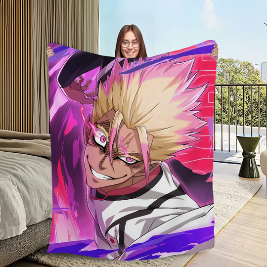 Discover comic anime Flannel warm comfort  soft plush blanket