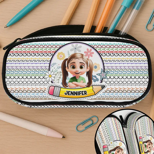 Discover Kid Ready To Crush Hidden Message - Personalized Pencil Case
