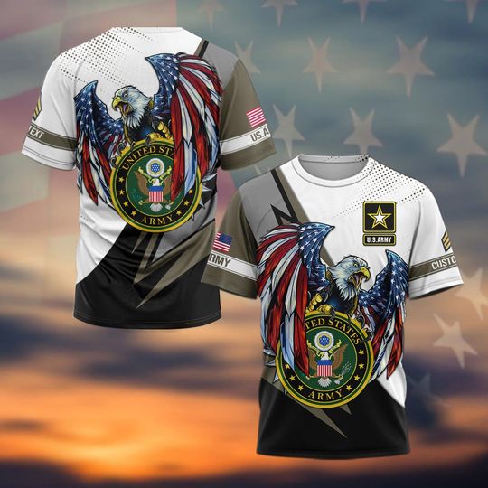 Discover Customized US Eagle Military Shirts