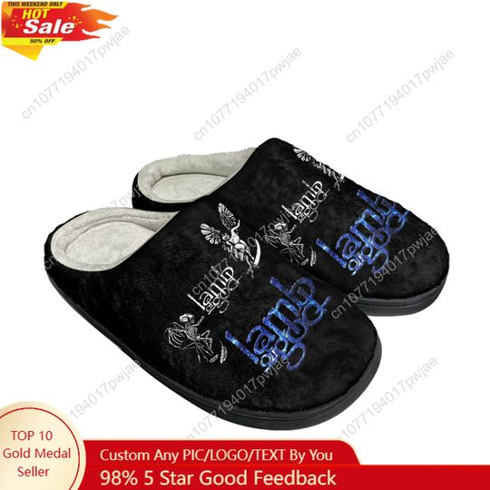 Discover Lamb of God Heavy Mental Band Home Slippers