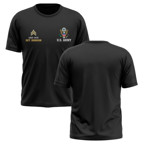 Discover Customized US Military Proudly Served 3D shirt