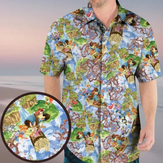 Discover Disneyyy Mickeyy mouse World Vacation Tropical Summer Hawaiian Shirt