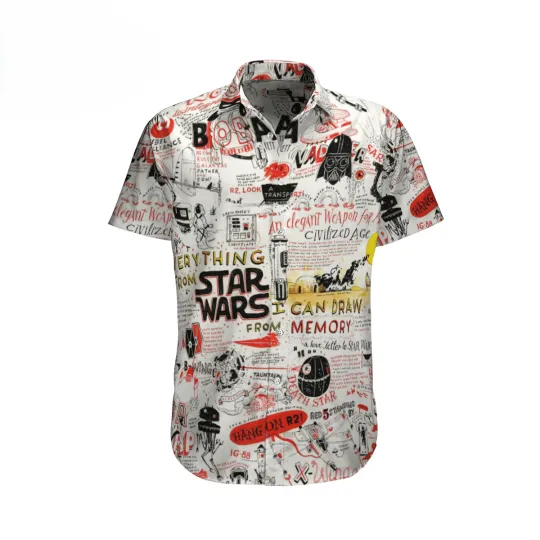 Discover Disneyyy Starr Warss Drawings Everything From SW Hawaiian Shirt