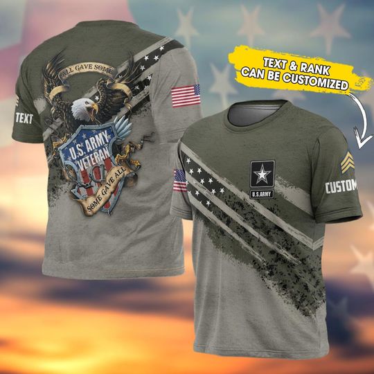 Discover Customized All Gave Some, Some Gave All 3D shirt