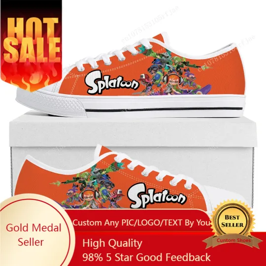 Discover Anime Cartoon Game Splatoons Low Top Sneakers