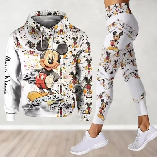Discover Mickeyy Legging Hoodie Disneyyy Cartoon Mickeyy Minniee Mouse Costumes