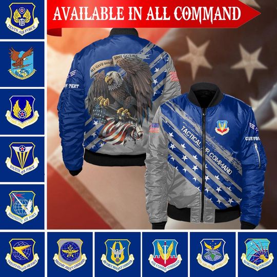 Discover Customized USAF Command – All Gave Some Some Gave All Bomber Jacket