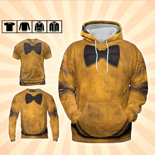 Discover Cosplay Animatronics Golden Bear Hoodie Shirt  Fan Costume for Halloween