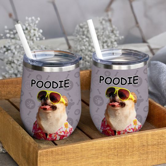 Discover Custom Photo Dog And Cat Wine Tumbler