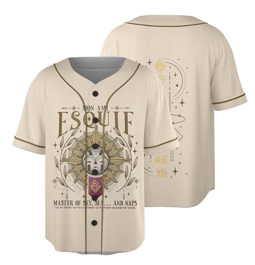 Discover Retro 90's Esquie Expedition 33 Baseball Jersey, Esquie Clair Obscur Expedition 33 Fan Bootleg Jersey