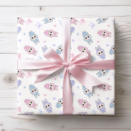 Discover Labubu Wrapping Paper