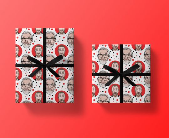 Discover Greg Davies / Alex Horne Wrapping Paper, Taskmaster Gift Wrap