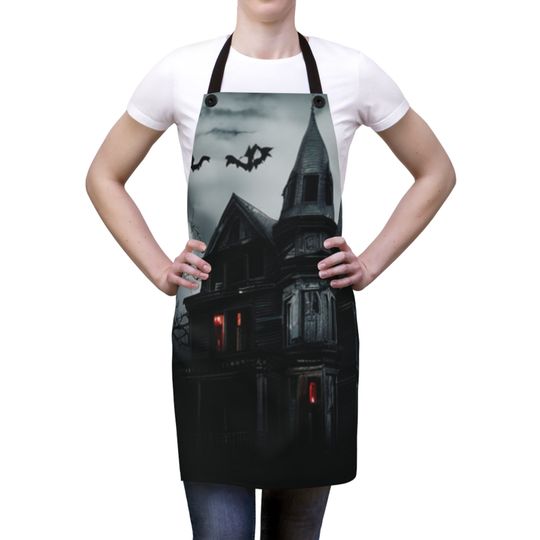 Discover Halloween Apron, Spooky Autumn Cooking Gift