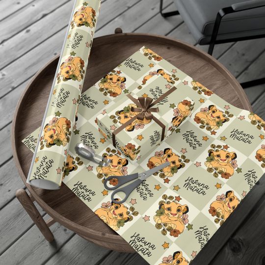 Discover Lion King Gift Wrapping Paper Rolls, 1pc