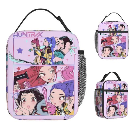 Discover Huntrix Girlgroup K-Pop Group Demon Hunters Lunch Bag