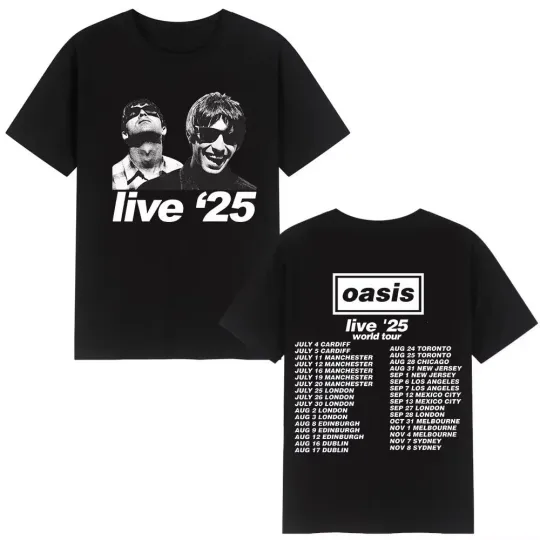 Discover Live 25 Tour 2025 Graphic Tee Inspired Men’s Women’s T-Shirt