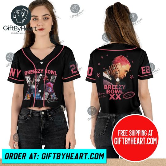 Discover Breezy Bowl XX Baseball Jersey, Personalized Chris Brown Shirt, Breezy Bowl 2025 Tee