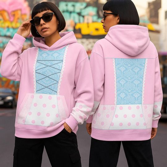 Discover Bo Peep All Over Print Costume Hoodie, toy stories Character Cosplay Costume Sweatshirt, toy stories Halloween 3D Cosplay Outfit
