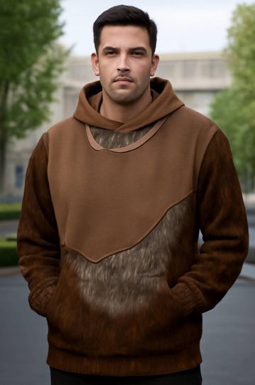 Discover Ewok 3D All Over Print Halloween Costume Hoodie, Starwars 3D Cosplay Costume Hoodie, Halloween 3D Cosplay Outfit