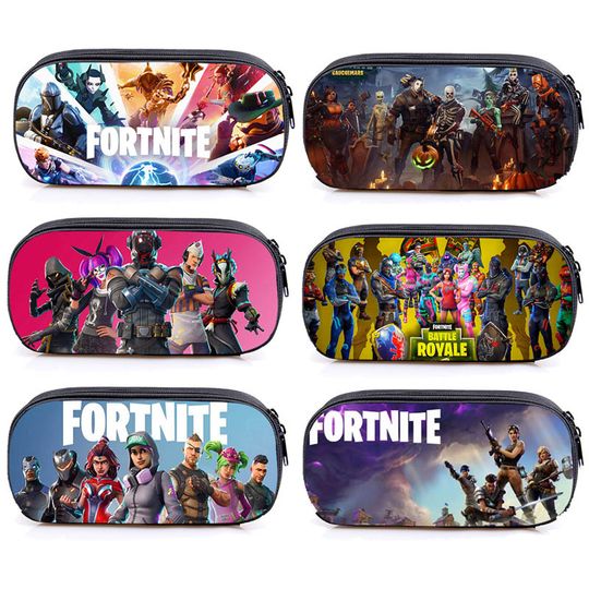 Discover Game Fortnight Pencil Case Fortnited Large Capacity Pencilbag