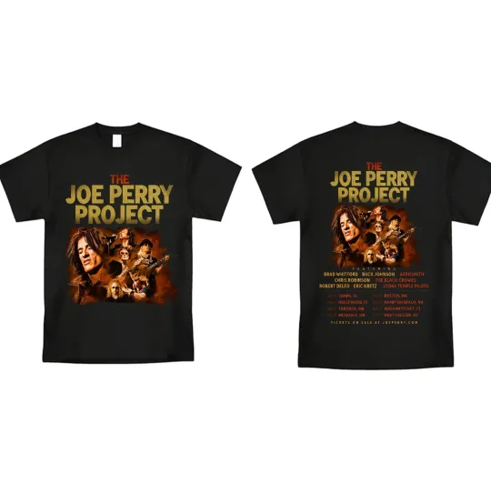 Discover The Joe Perry Project Tour Dates 2025 T-Shirt