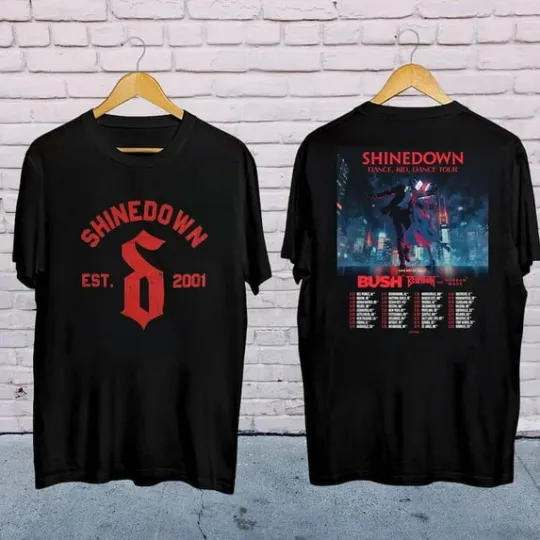 Discover 2025 shine down Dance Kid Dance Tour Shirt, shine down Band Logo Shirt