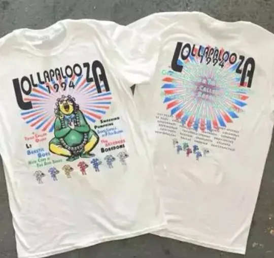 Discover Lollapalooza Tour Shirt Lollapalooza Music Festival Vintage 1994 T-shirt
