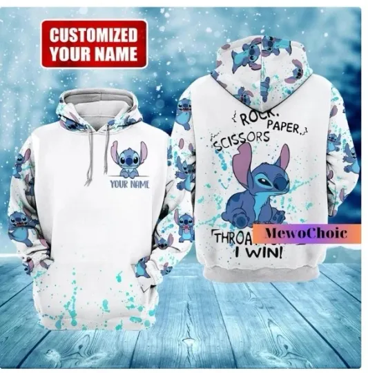 Discover Personalized Stitchh 3d Hoodie Halloween Gift Christmas Gift