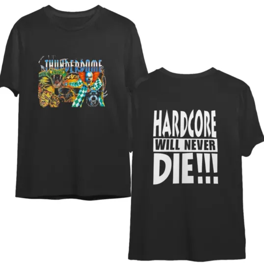 Discover Vintagee 90s Thunderdome Hardcore Will Neverr tshirt