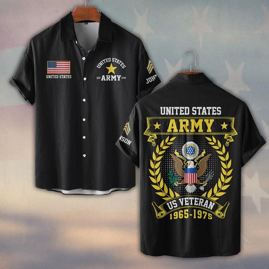 Discover Customized U.S Veteran Hawaiian Shirt