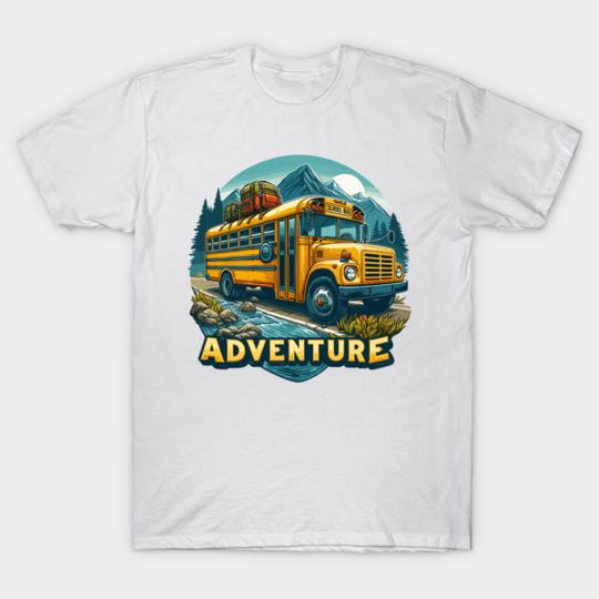 Discover School bus - School Bus - T-Shirt