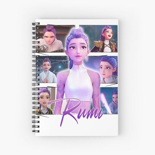Discover Rumi Huntrix Spiral Notebook Ruled Line