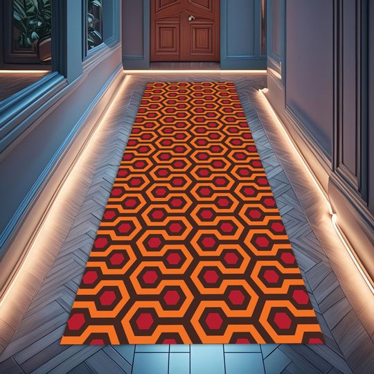 Discover Hotel Runner Rug, Halloween Runner Rug, Horror Runner Rug