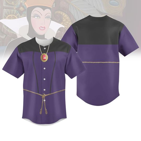 Discover Evil Queenn Baseball Jersey, Disneyyy Villain Costume Jersey