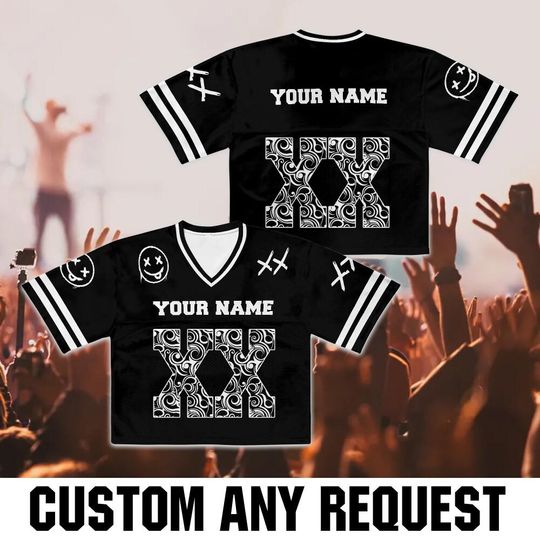 Discover Customized Number XX Croptop Football Jersey