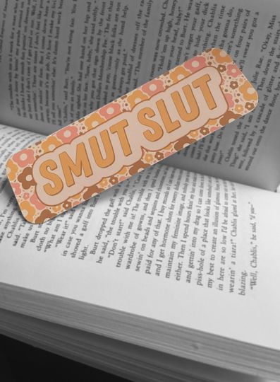 Discover Funny Bookmark, Smut Bookmark, Gifts for Readers, Smut reader gift, floral bookmark