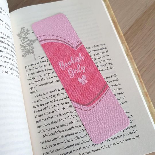 Discover Bookish Girly Bookmark | Personalised Bookmark Gift | Handmade for Readers & Bookworms