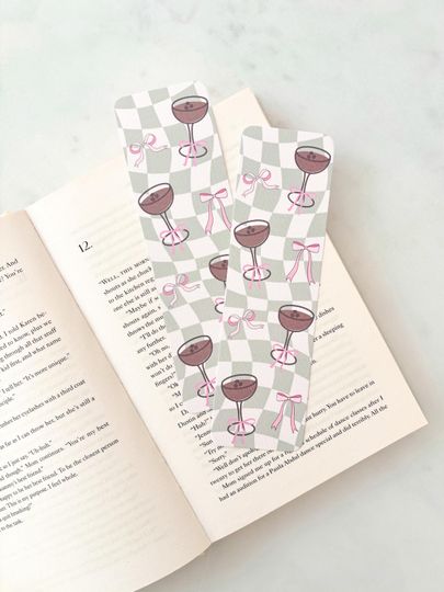 Discover Espresso Martini Bookmark | Booktok Bookmark | Girly Bookmark | Cocktail Bookmark | Summer Bookmark