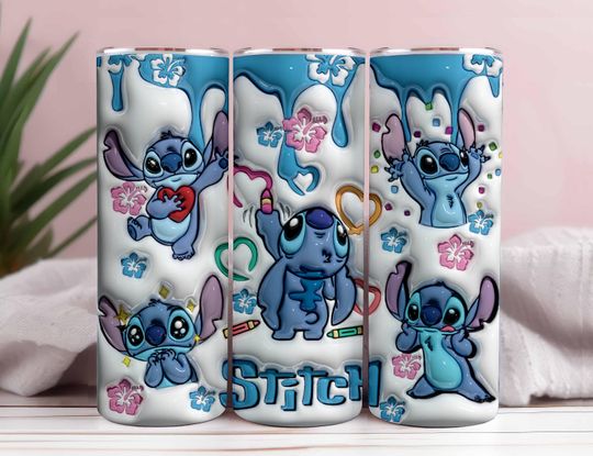 Discover Stitchh 3D Cartoon Tumbler, Stitchh Cartoon 20 oz Tumbler