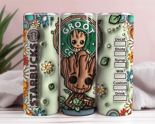 Discover 3D Inflated Cartoon Tumbler, Cartoon Starwar Tumbler, Coffee Tumbler, 3D Tumbler