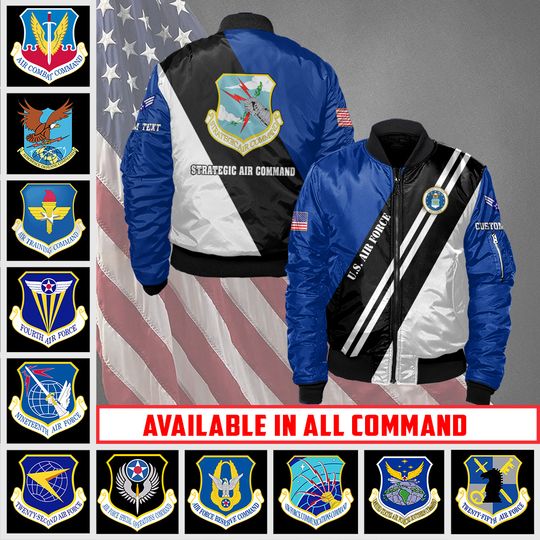 Discover Customized USAF Command Bomber Jacket