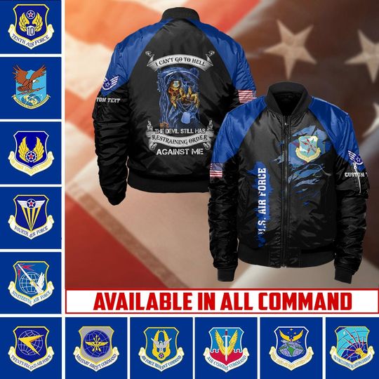 Discover Customized USAF Command Bomber Jacket