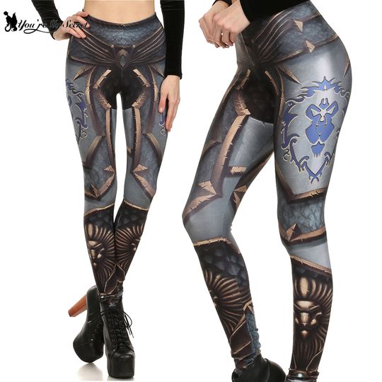 Discover [You're My Secret] Fashion 3D Armor Printed Leggings